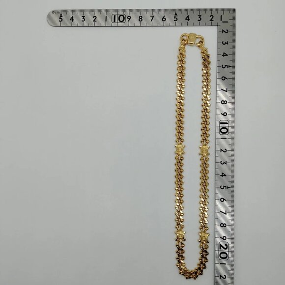 Celine Necklace Gold 297-050725 - Picture 8 of 9